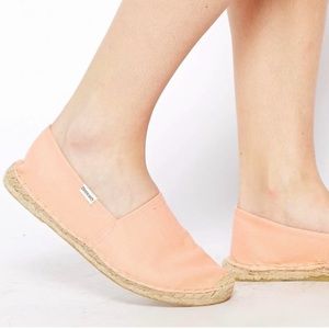 Light Orange Soludos Size 8 Original Espadrille